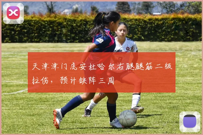 天津津门虎安杜哈尔右腿腿筋二级拉伤，预计缺阵三周